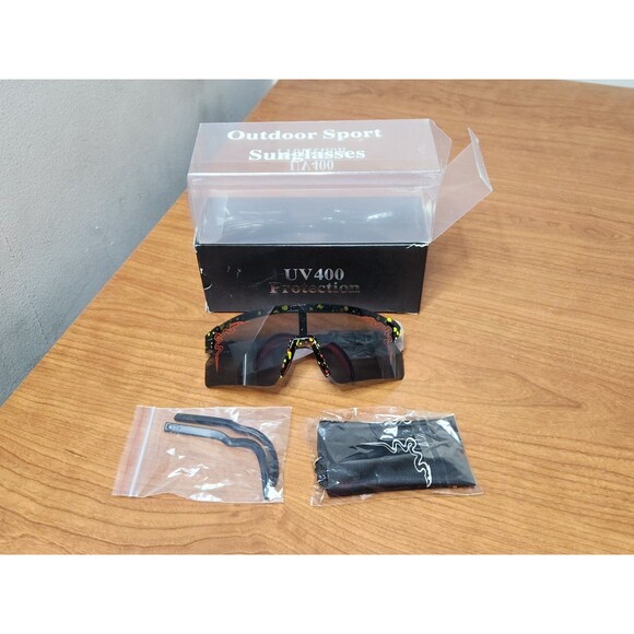 Youth Baseball Outdoor Suglasses UV 400 Protection For Girls & Boys Ages 8-16 - Picture 1 of 3